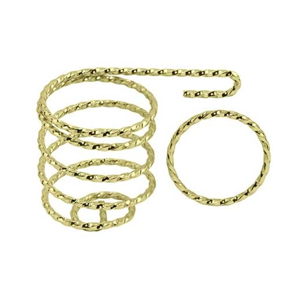 GOLD TWISTED BAT HOLDET