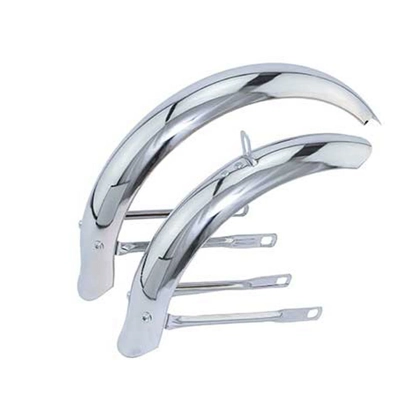 12" Standard Adjustable Fender Set Chrome.