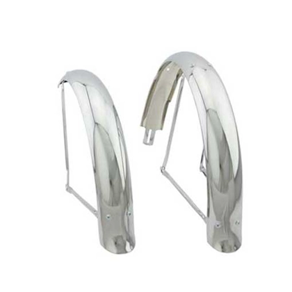 20" Standard  Adjustable Fender Set Chrome.