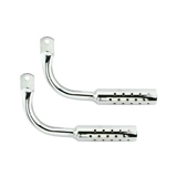 Gangster Muffler W/Holes Chrome