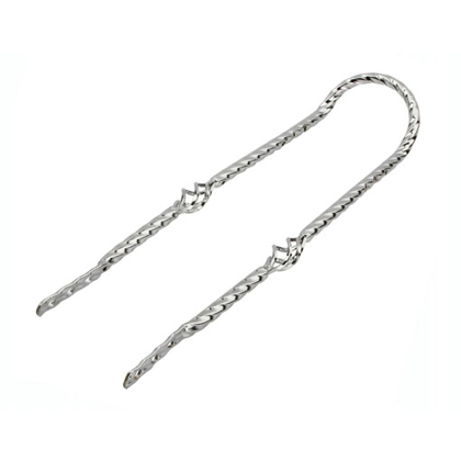 Square twisted with cage sissybar 24" chrome