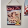 Bruce Lee metal sign