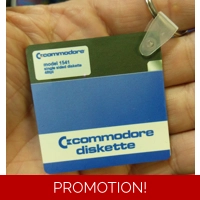 c64 floppy keyring