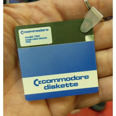 c64 floppy keyring