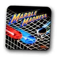 Marble Madness coasters