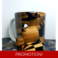 Wooden mug
