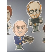 Magnificent 7 sticker set