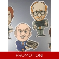 Magnificent 7 sticker set