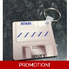 Atari system disk keyring