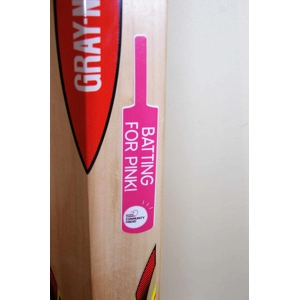 Batting For Pink! Cricket Bat Sticker