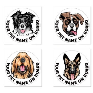Dog Car Window Sticker