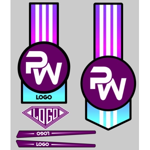 LOGO Ortus Cricket Bat Stickers