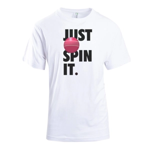 Just Spin It Unisex T-Shirt - White