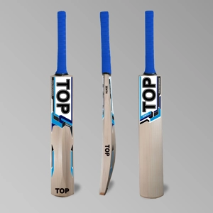 TOP Cricket Bat Sticker Set - BLUE