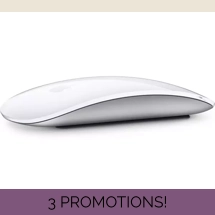 Apple Magic Mouse A1657 Mouse - Bluetooth - Lightning - White - Wireless - Rechargeable