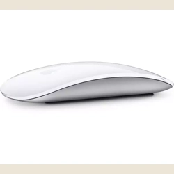 Apple Magic Mouse A1657 Mouse - Bluetooth - Lightning - White - Wireless - Rec..