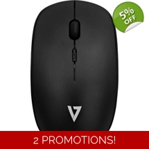 WIRELESS OPTICAL 4 BUTTON MOUSE 2.4GHZ/ MAX 1600DPI WITH BATTERY