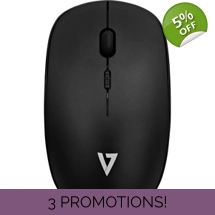 WIRELESS OPTICAL 4 BUTTON MOUSE 2.4GHZ/ MAX 1600DPI WITH BATTERY