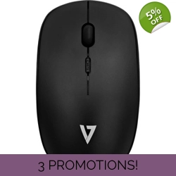 WIRELESS OPTICAL 4 BUTTON MOUSE 2.4GHZ/ MAX 1600DPI WITH BATTERY