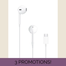 Apple EarPods Wired Earbud Stereo Earset - Binaural - In-ear - USB Type C