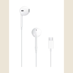 Apple EarPods Wired Earbud Stereo Earset - Binaural - In-ear - USB Type C