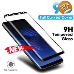 Phone Screen Protector Tempered Glass Film For Samsung Galaxy Note 8 9 S9 S8 P..