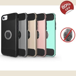 New Shockproof 360° Case Cover with flexible ring For Samsung