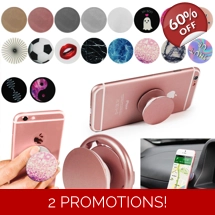 UNIVERSAL POP UP PHONE HOLDER EXPANDING STAND HAND GRIP MOUNT