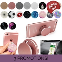 UNIVERSAL POP UP PHONE HOLDER EXPANDING STAND HAND GRIP MOUNT