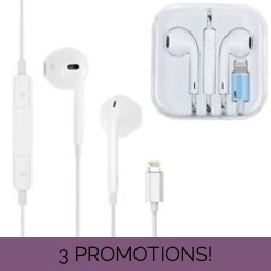 Bluetooth Earphones Headphones for iPhone 7 8 Plus X With Mic