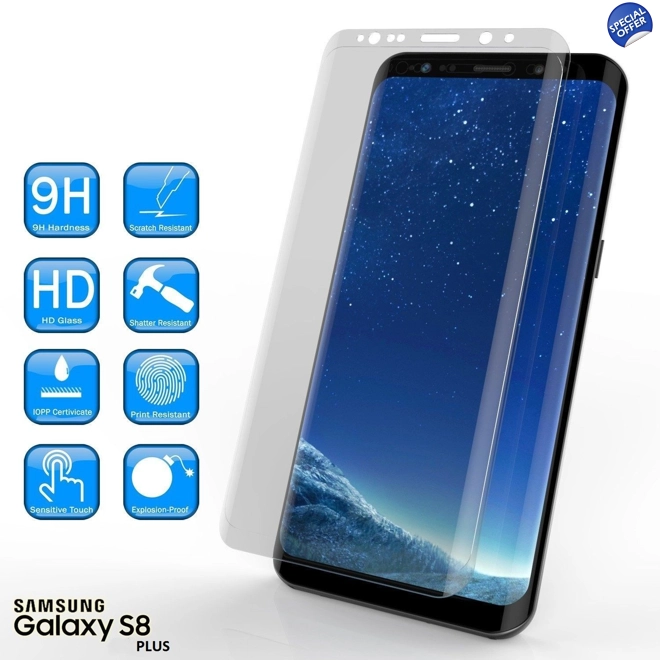 product Image for 3D Full Curved Tempered Glass LCD Screen Protector for Samsungs