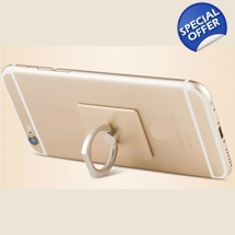 Gold metallic adjustable Hand Grip Phone Holder
