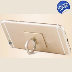 Gold metallic adjustable Hand Grip Phone Holder