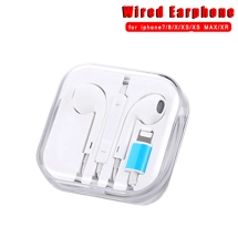 Bass Denoise Apple earphone for iphone7/8/X/XS/XS MAX/XR and IOS 11 for iPhone 7 Connector