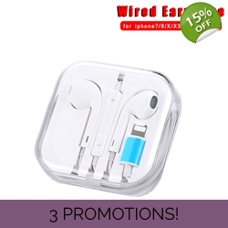 Bass Denoise Apple earphone for iphone7/8/X/XS/XS MAX/XR and IOS 11 for iPhone..