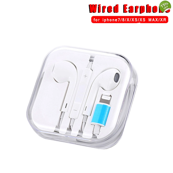 product Image for Bass Denoise Apple earphone for iphone7/8/X/XS/XS MAX/XR and IOS 11 for iPhone 7 Connector