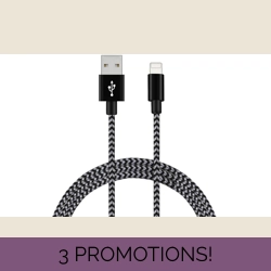 iPhone Cable Lightning MFi Certified] 1M/3FT Grey Charging USB Syncing Data Ny..