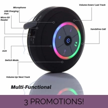 Waterproof LED Bluetooth Wir..