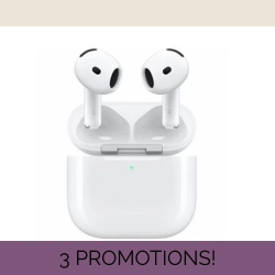 Apple AirPods 4 True Wireless Earbud Stereo Earset - White - Siri - Binaural -..