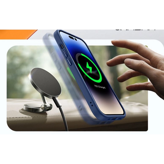 Additional Image for Magnetic Compatible Case for iPhone 14 / 14 Pro / 13 Pro / 13 Pro Max (6.7”) – Black + FREE Wireless