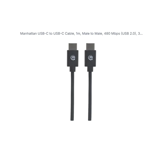 Additional Image for Manhattan Cable 2m USB C to USB C 2.0 353342