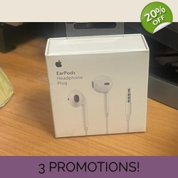 NEW APPLE BRANDED IPHONE 5 5S 6 6S -EARPHONES HEADPHONES WITH MIC-FAST POST