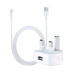 Official Apple 5W Mains Charger A1399 + Lightning Cable MD818 For iPhone, iPad..