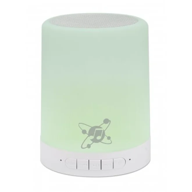Additional Image for Bluetooth Speaker with FM Radio LED Touch Lamp Colour Night Light USB Portable - Manhattan
