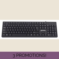 Manhattan Keyboard UK USB Wired