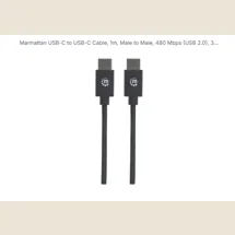Manhattan Cable 2m USB C to USB C 2.0 353342