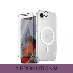 PanzerGlass ®| CARE by  Flagship 3-in-1 Bundle iPhone 16e