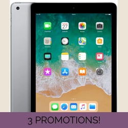 iPad 9.7 (2017) 5th gen 128 GB - WiFi + 4G - Space Gray1 / 6.   iPad 9.7 (2017..