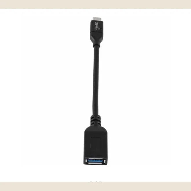 product Image for Official V7 V7U3C2A-BLK-1E Data Transfer Adapter V7 Black Usb Adapter Usb-C Male To Usb 3