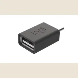Logitech Logi Wi-Fi Adapter for Notebook, Smartphone, Tablet - USB Type C - 2...